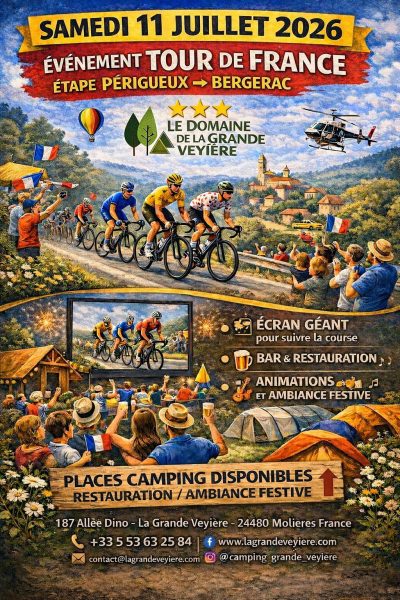 affiche événement tour de France été 2026
